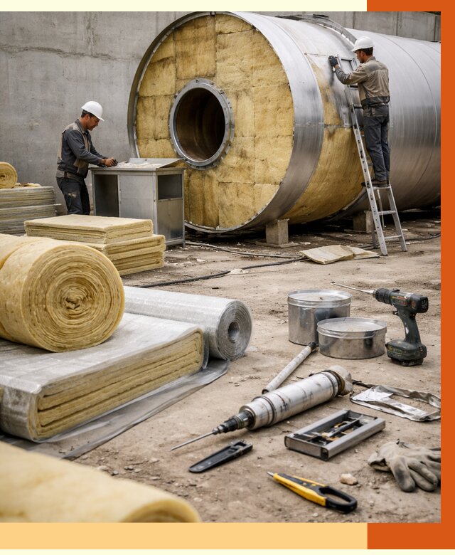 Утепление резервуара с топливом в Нижнеудинске от 27970 руб. под ключ | ТепломастерНжк